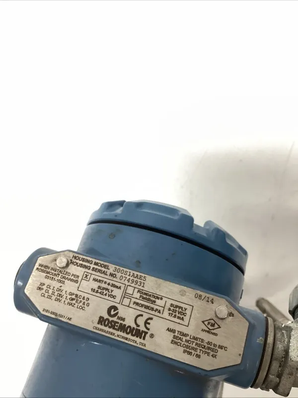Расходомер Emerson Rosemount Flow Meter Pressure Transmitter C3051S-1OD1A2A-1A1E — фото лота 2