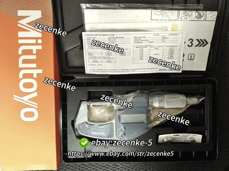 Микрометр MITUTOYO 293-831-30 Electronic Micrometer,0-1 In,Ratchet 1ARD6