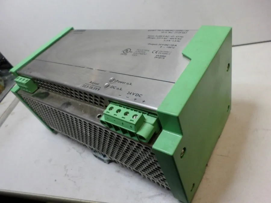 Блок питания PHOENIX CONTACTS QUINT 20 POWER SUPPLY 24DC MASSIVE 20amps 3 Phase 