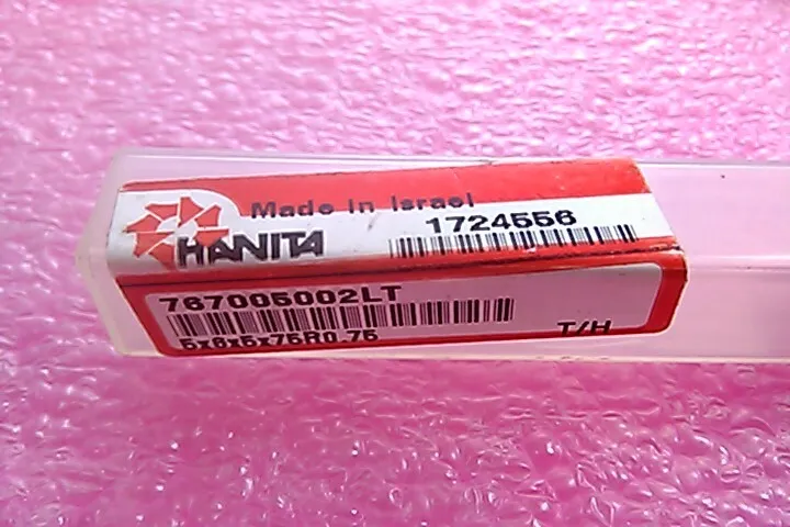 Режущий инструмент HANITA Solid Carbide End Mill 5x6x5x75R0.75 TIALN-LT1 1724556 — фото лота 2
