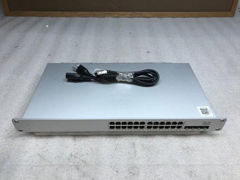 Коммутатор Cisco Meraki MS210-24P-HW UNCLAIMED 24 Port PoE Switch 370W Cloud Man