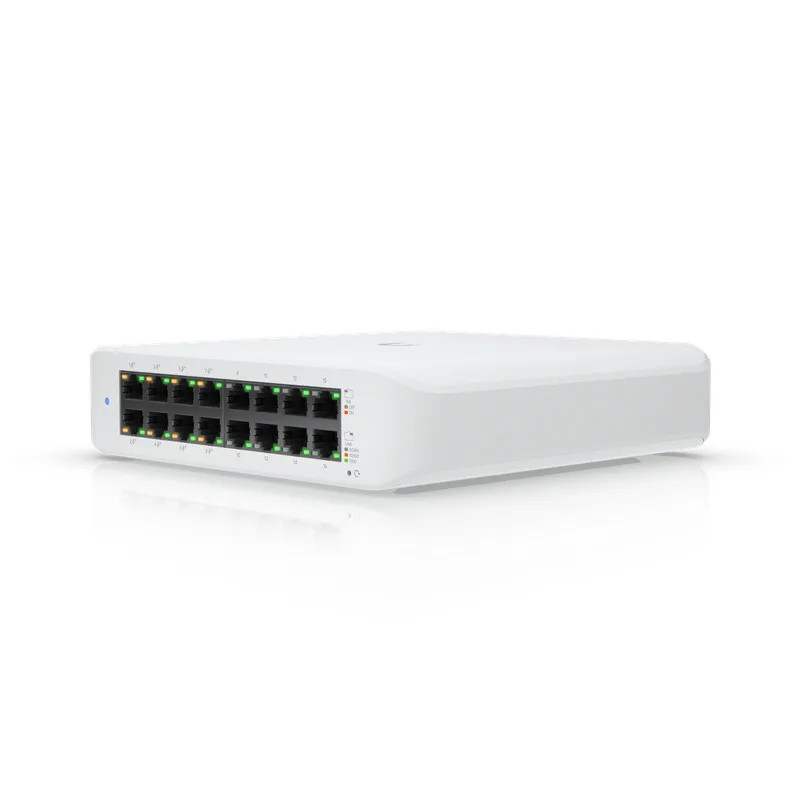 Коммутатор Ubiquiti Networks 45W UniFi 16-Port PoE Switch White (USW-Lite-16-PoE