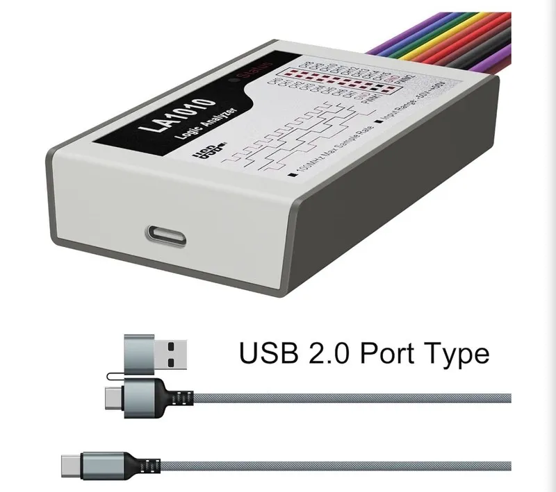 Логический анализатор innomaker LA1010 USB Logic Analyzer 16 Input Channels 100M