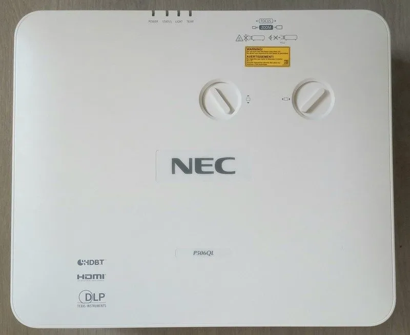 Проектор NEC NP-P506QL 5000-Lumen 4K UHD 3D Laser DLP Conference Room Projector