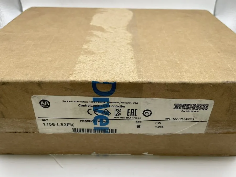 ПЛК Allen Bradley 1756-L83EK ControlLogix Logix5580 Processor