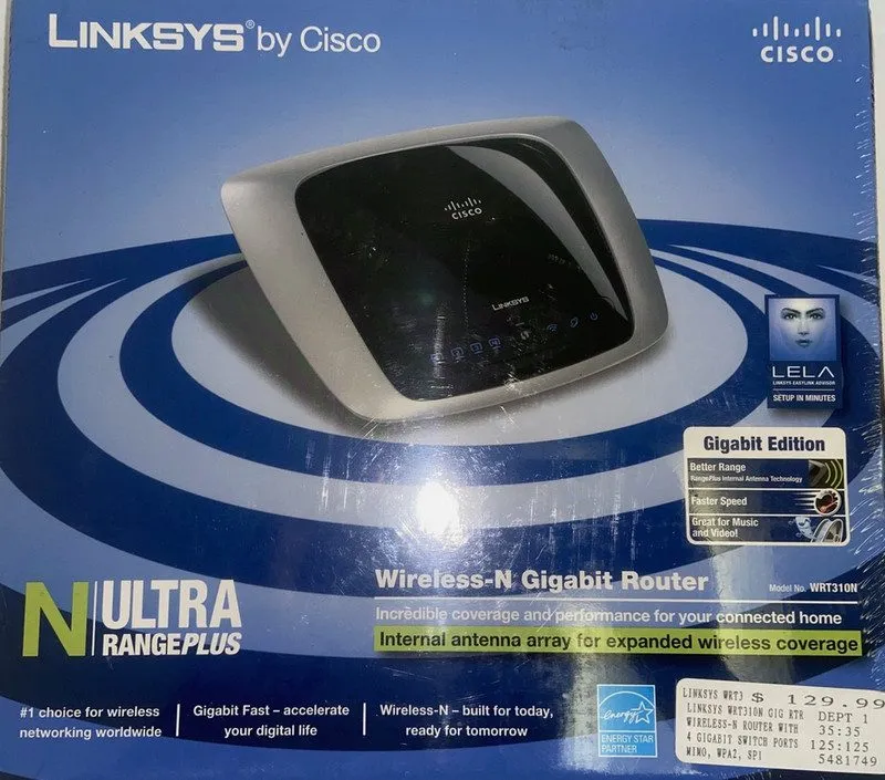 Маршрутизатор Cisco WRT310N 6.75 Mbps 4-Port Gigabit Wireless N Router