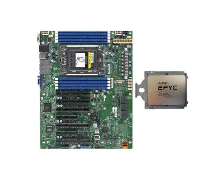 Процессор Supermicro H12SSL-i With EPYC 7313 CPU 16 Cores 3.0GHz 155W SP3 Proces