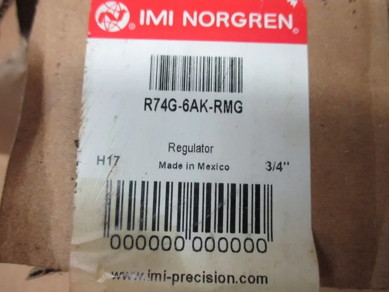 Трубопроводная арматура IMI Norgren R74G-6AK-RMG Air Pressure Regulator W-074