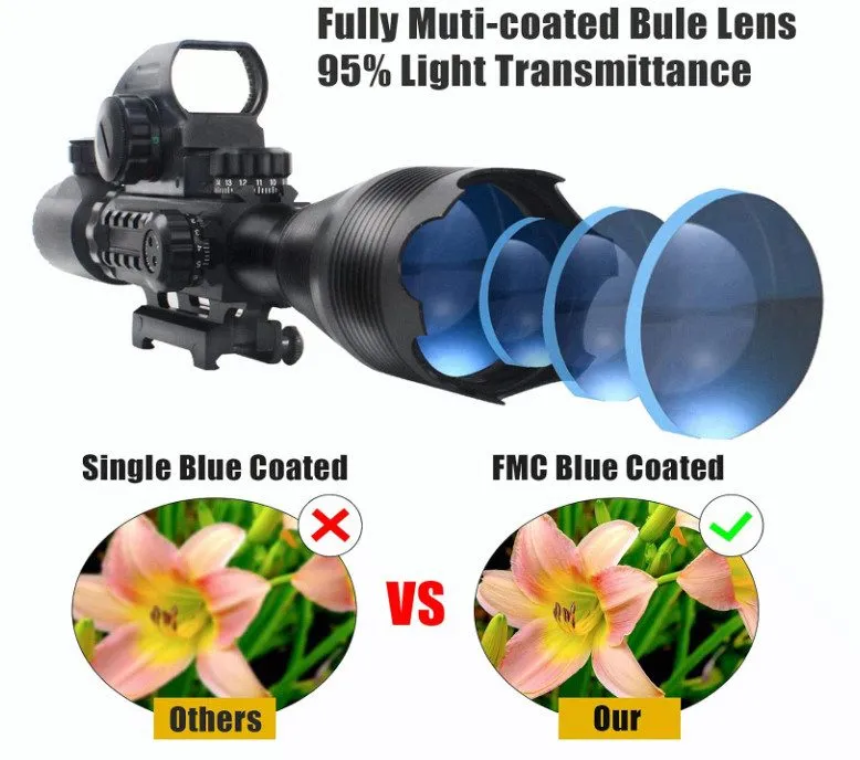 Оптико-электронная система 4-16x50 Tactical Scope, Illuminated Reticle, Laser & 