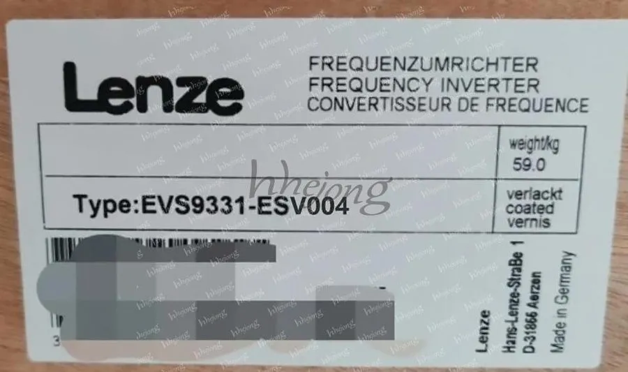 Сервопривод LENZE Servo Drive Inverter EVS9331-ESV004