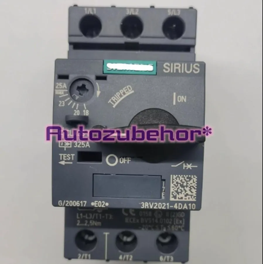 Автоматический выключатель 3RV2021-4DA10 Motor Protection Relay 1.4-2A