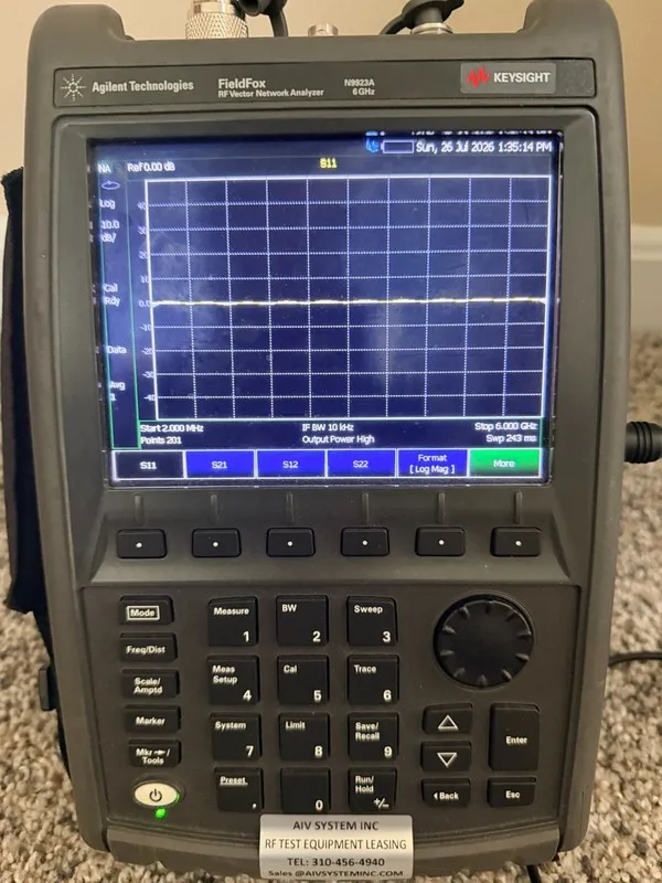 Анализатор цепей Keysight/ AGILENT N9923A FIELDFOX RF VECTOR NETWORK ANALYZER 6G