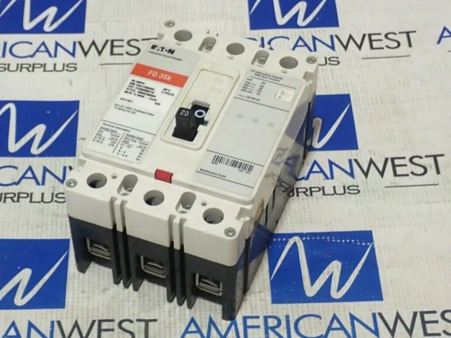 Автоматический выключатель Take Out Eaton FD3020 20 Amp 3 Pole 600V 35KA@480V FD