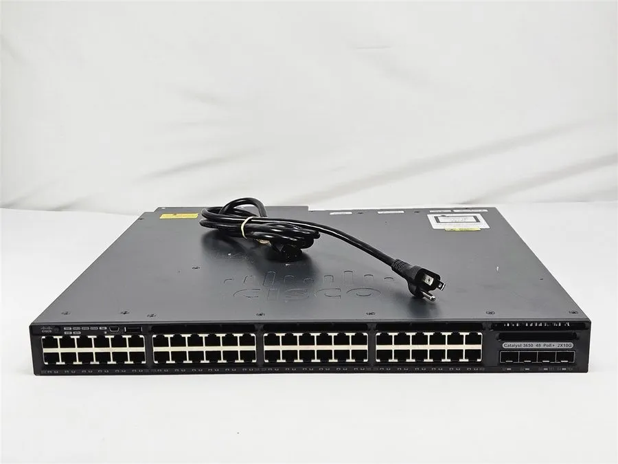 Коммутатор Cisco WS-C3650-48FD-L V03 48-Port PoE+ Gigabit Ethernet Switch 2x 10G