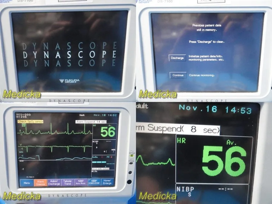 Монитор пациента FUKUDA DENSHI DYNASCOPE DS-7100 PATIENT MONITOR