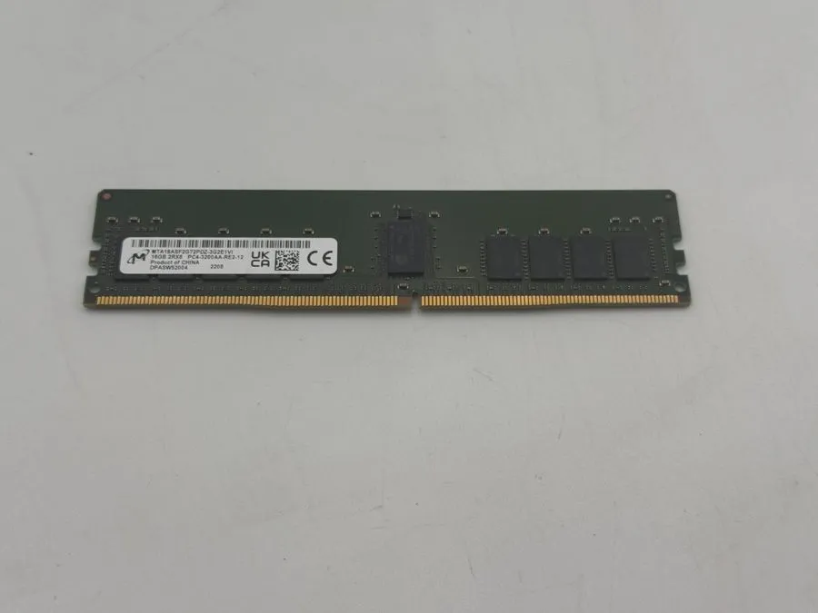 Модуль памяти Micron MTA18ASF2G72PDZ-3G2E1VI 16GB 2RX8 PC4-3200AA ECC Server Mem — фото лота 1