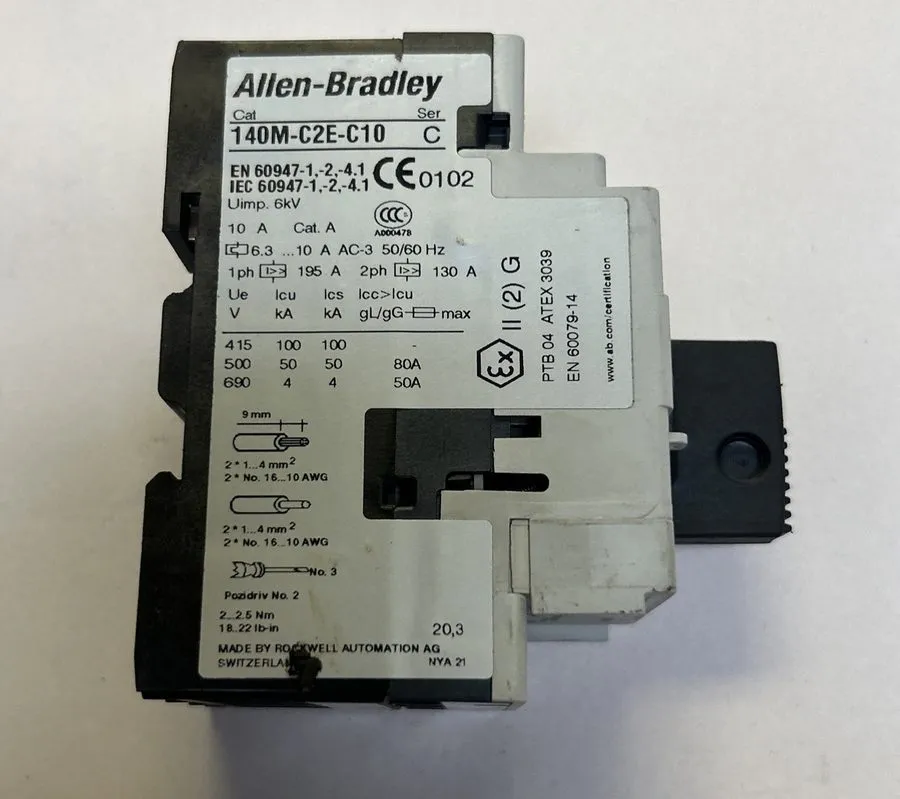 Автоматический выключатель Allen-Bradley 140M-C2E-C10 Motor Protection Circuit B