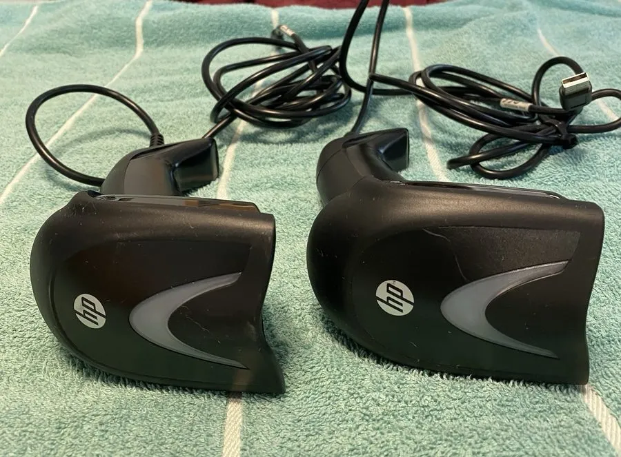 Сканер штрих-кода Assembly; HP HP4430 Handheld 2D Barcode Scanner w/ USB Cable,  — фото лота 1