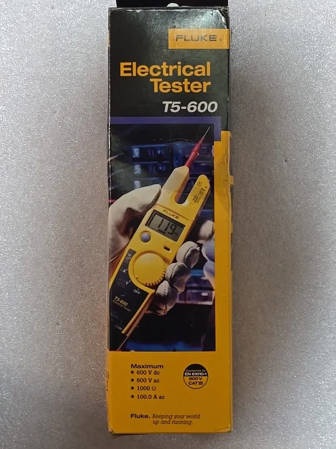Тестер Fluke T5-600 Clamp Meter Continuity Current Electrical Tester