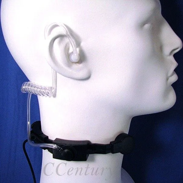Радиостанция Military Tactical Throat Mic Earpiece Headset PTT для ICOM IC-V82 I