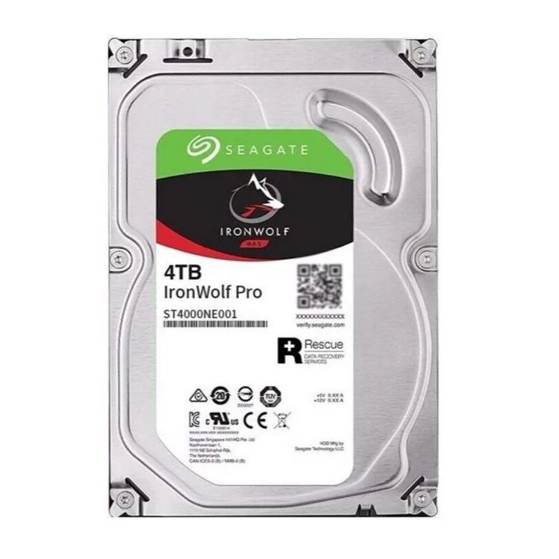 Жёсткий диск Seagate IronWolf Pro ST4000NE001 4TB 7200RPM 256MB SATA 3.5" NAS HD