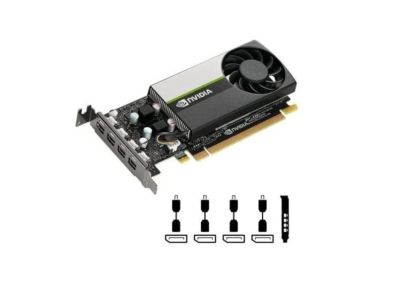 GPU-ускоритель NVIDIA Quadro T1000 Graphics Card 8 GB GDDR6 PCIe 3.0 x16 Mini DP