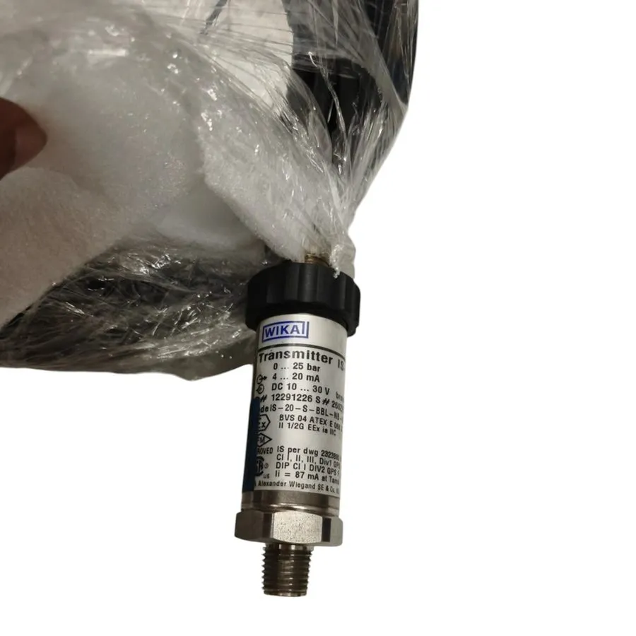 Датчик давления Wika IS-20-S 5000psi Pressure Transmitter 52744997 4-20mA 10-30V