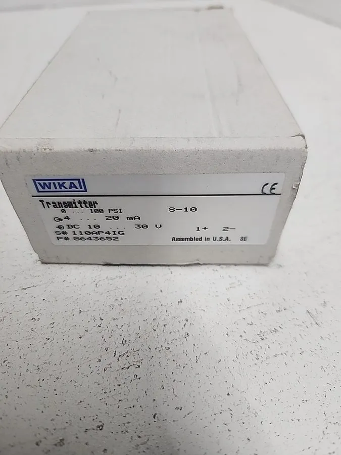 Датчик давления WIKA 8643636 Pressure Transmitter