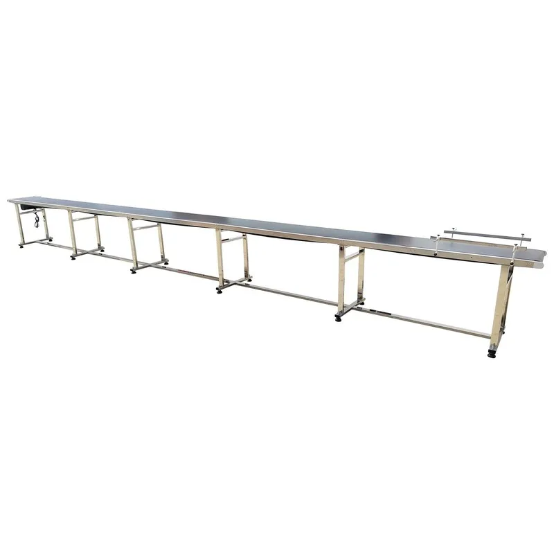 Конвейер 110V Length 177" Width 11.8" Industrial PVC Conveyor Belt 4-18m/min Adj — фото лота 1