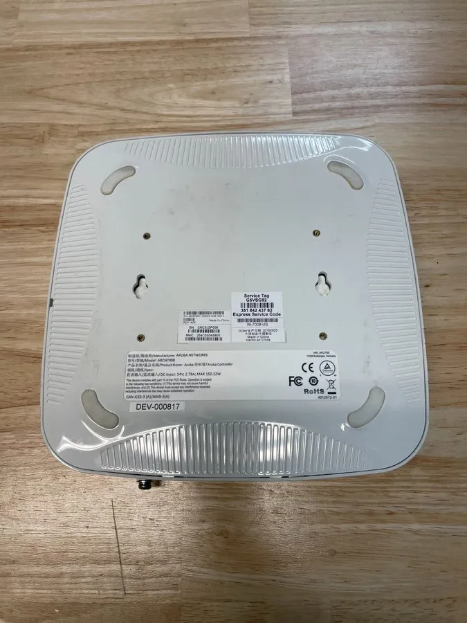 Точка доступа Wi-Fi Dell Aruba W-7008 Wireless LAN Controller Unit Only No Acces — фото лота 1