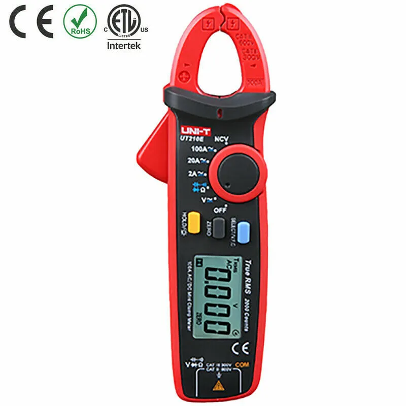 Мультиметр UNI-T Digital UT210E 100A 600V AC DC Clamp meter Multimeter True RMS