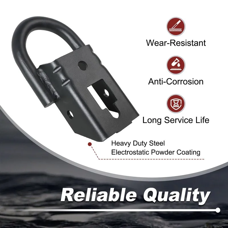 Такелажная скоба 2x Front Towing Shackle w/ Bolts Chrome FL3Z17N808A