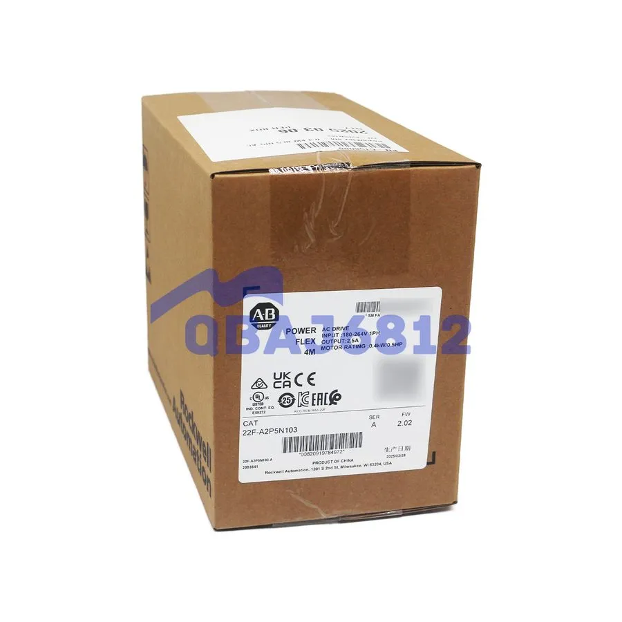 Частотный преобразователь Allen Bradley PowerFlex 4M 22F-A2P5N103 Inverter Drive