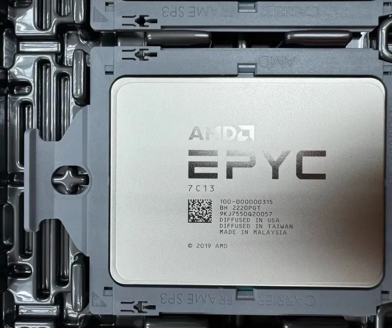 Процессор AMD EPYC Milan 7C13 64 Core 128 Thread 2.OGHZ CPU Processor EPYC 7713( — фото лота 1