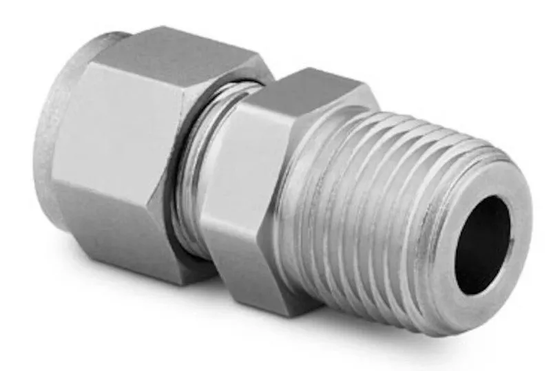 Фитинг 4x SWAGELOK SS-810-1-6 Tube Fitting Male Connector 1/2". Tube OD x 3/8" M