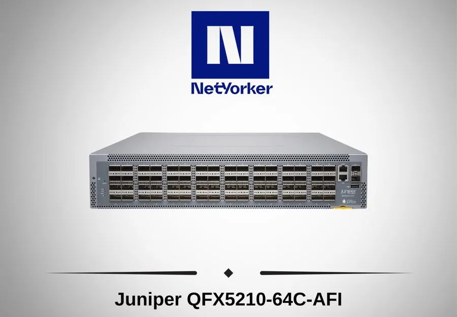 Коммутатор Juniper QFX5210-64C-AFI 64x QSFP28 100GbE Spine Leaf Data Center Swit — фото лота 1