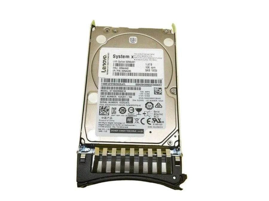 Жёсткий диск Lenovo / IBM 00NA442 00NA441 00NA445 1.8TB 10K 12G SAS 2.5'' HDD Ha