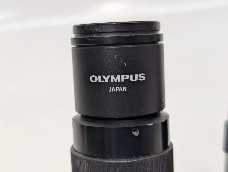 Микроскоп Olympus Vintage Fixed Binocular Microscope Head w/ WHK-10X/20L Eyepiec — фото лота 2