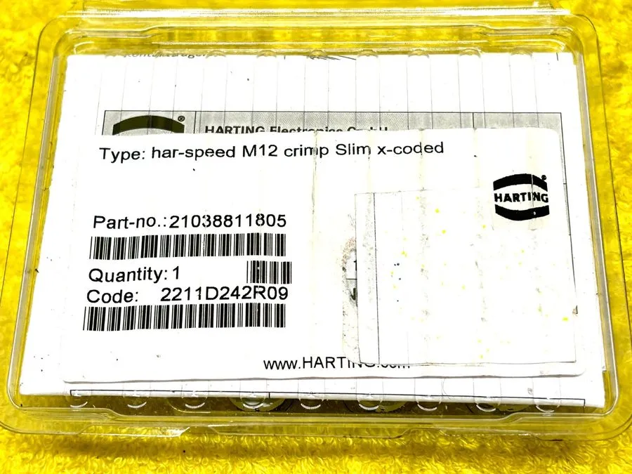Разъём Harting 21038811805 Circular Metric Connector HAR-SPEED M12 8-Pin Crimp