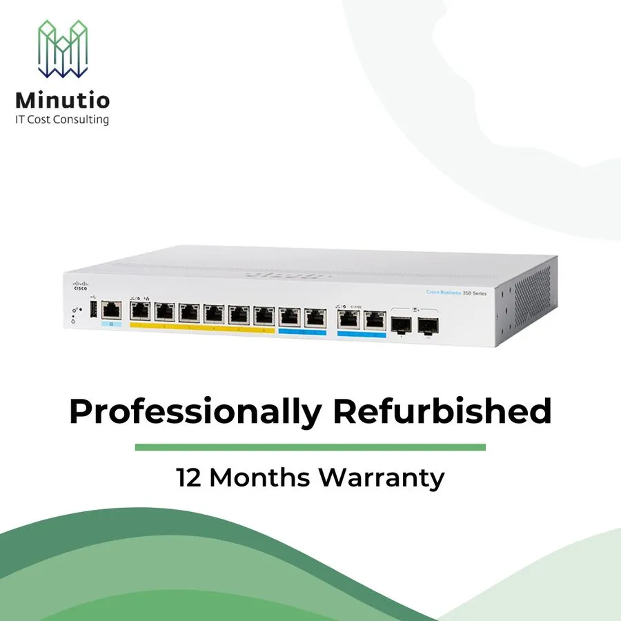 Коммутатор Cisco CBS350-8MGP-2X