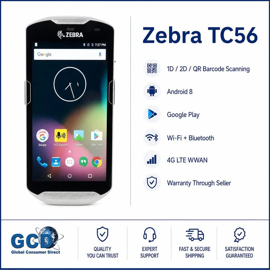 Сканер штрих-кода Zebra TC56 Zebra TC56CJ Android Barcode Scanner not factory re