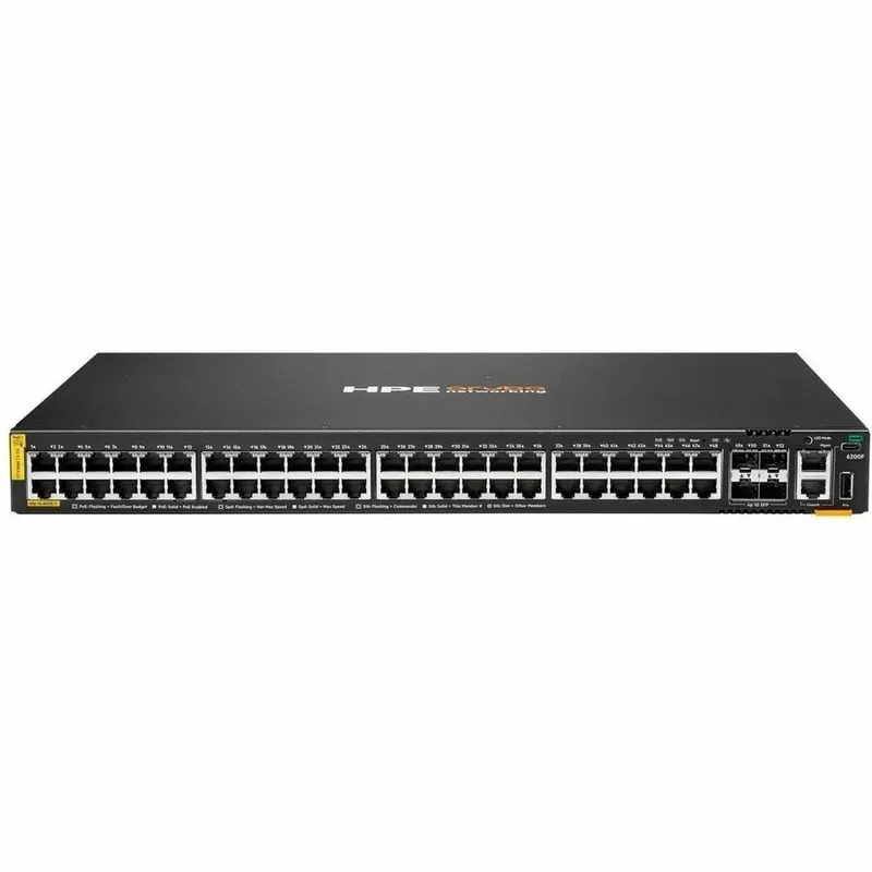 Коммутатор S0M84A -HPE CX 6200F 48G Class 4 PoE 4SFP 370W Switch