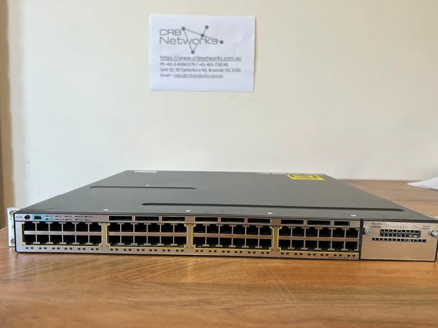 Коммутатор Cisco WS-C3750X-48P-S 48 Port PoE Gigabit Switch W/C3KX-NM-10G
