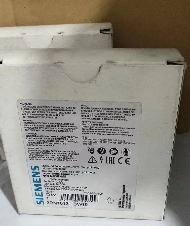 Реле защиты SIEMENS 3RN1013-1BW10 Motor Protection Relay