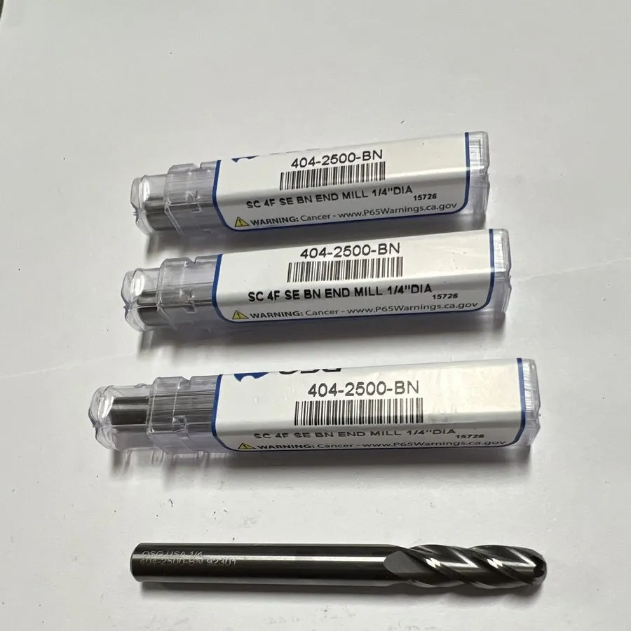 Режущий инструмент OSG 404-2500-BN Ball End Mill,Single End,1/4",Carbide 2TXT6