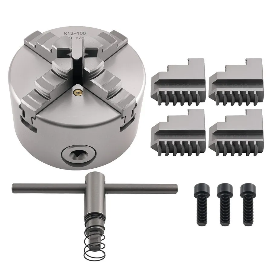 Режущий инструмент 100mm Lathe Chuck K12-100 4 Jaw Self Centering