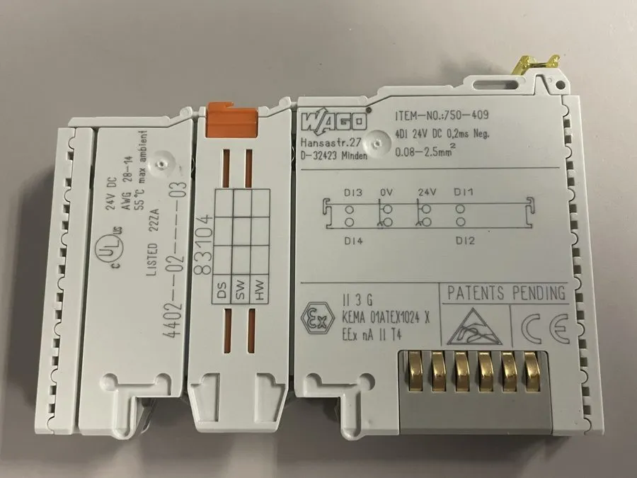 Модуль ввода-вывода WAGO 750-409 PLC Module