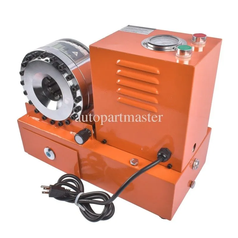 Трубопроводная арматура Electric Hydraulic Hose Crimper Tool + 8 Dies-110V Porta — фото лота 1
