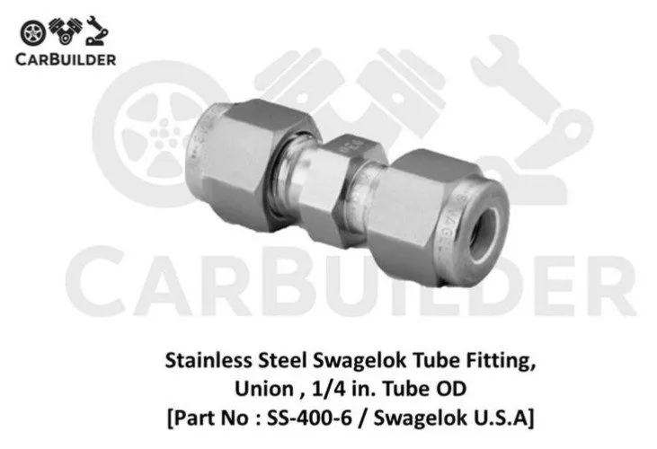 Фитинг Swagelok SS-400-6 Stainless Steel Union Fitting, 1/4" OD Tube