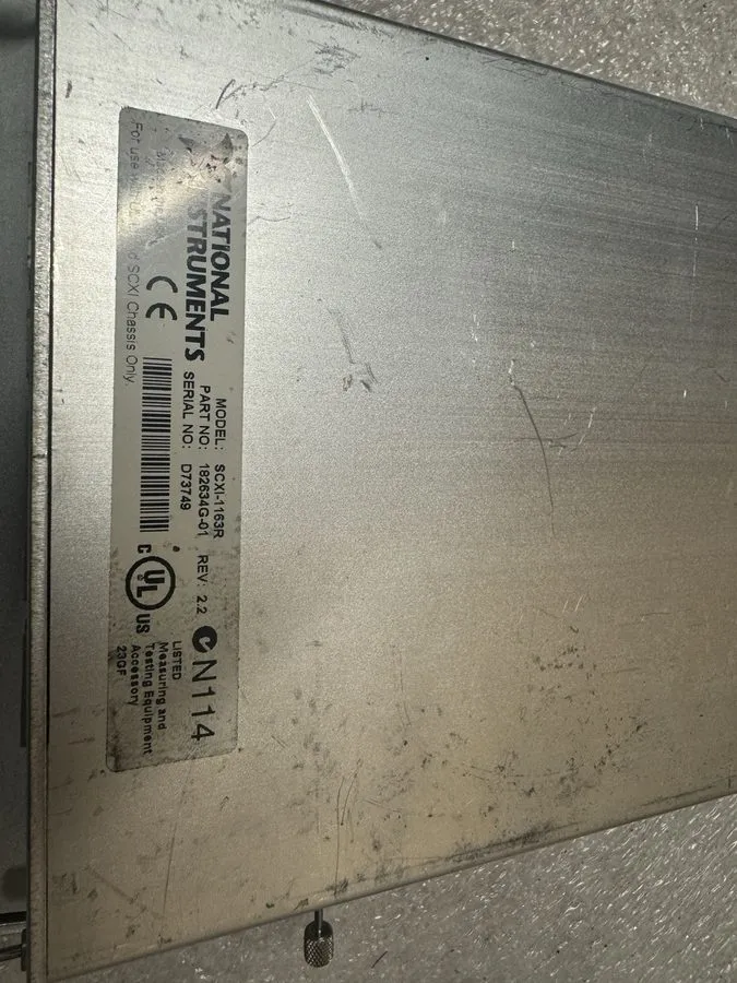 Модуль NI National Instruments SCXI-1163R 32-Channel Solid-State Relay Module — фото лота 1